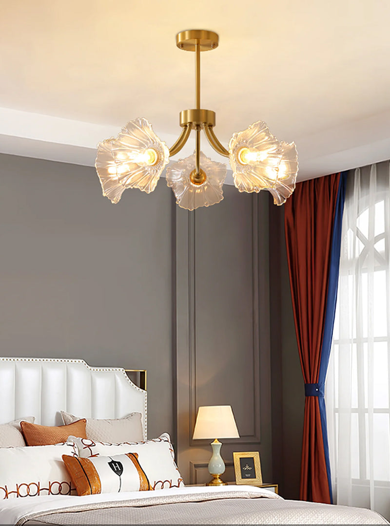 Lotus Leaf Ceiling Chandelier - Loonglight