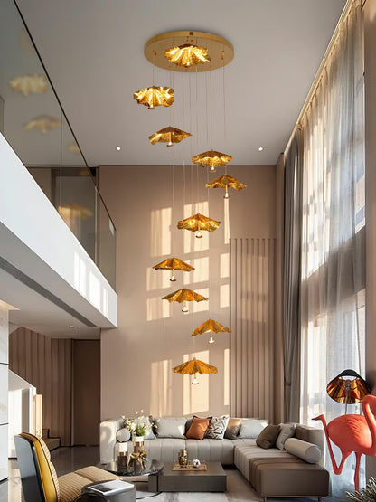 Luxury Suspended Umbrella Chandelier - Loonglight