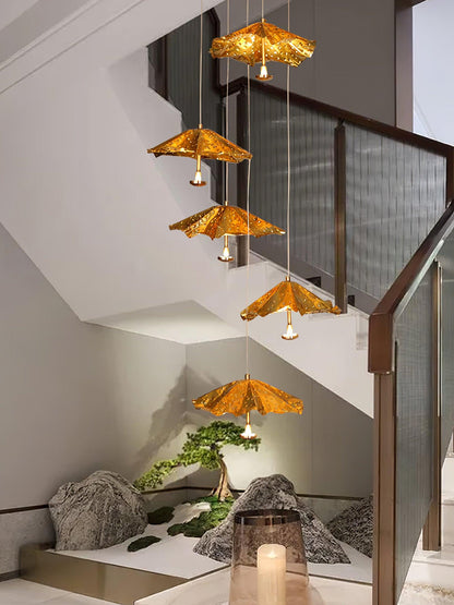 Luxury Suspended Umbrella Chandelier - Loonglight