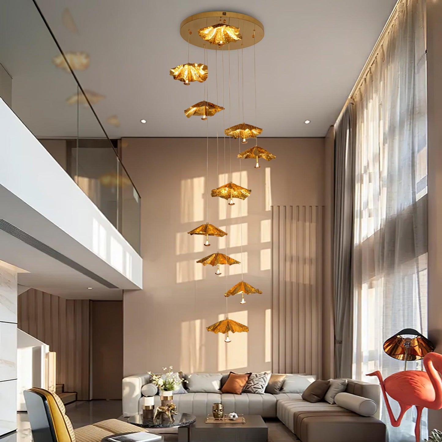 Luxury Suspended Umbrella Chandelier - Loonglight