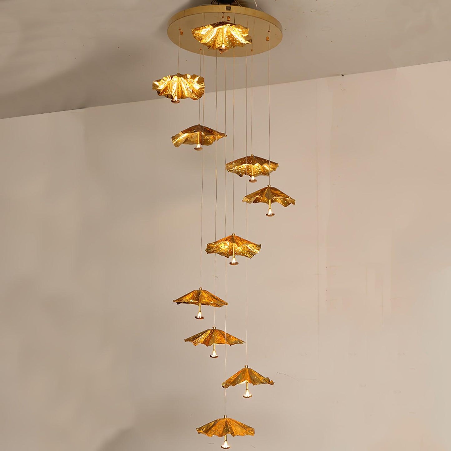 Luxury Suspended Umbrella Chandelier - Loonglight