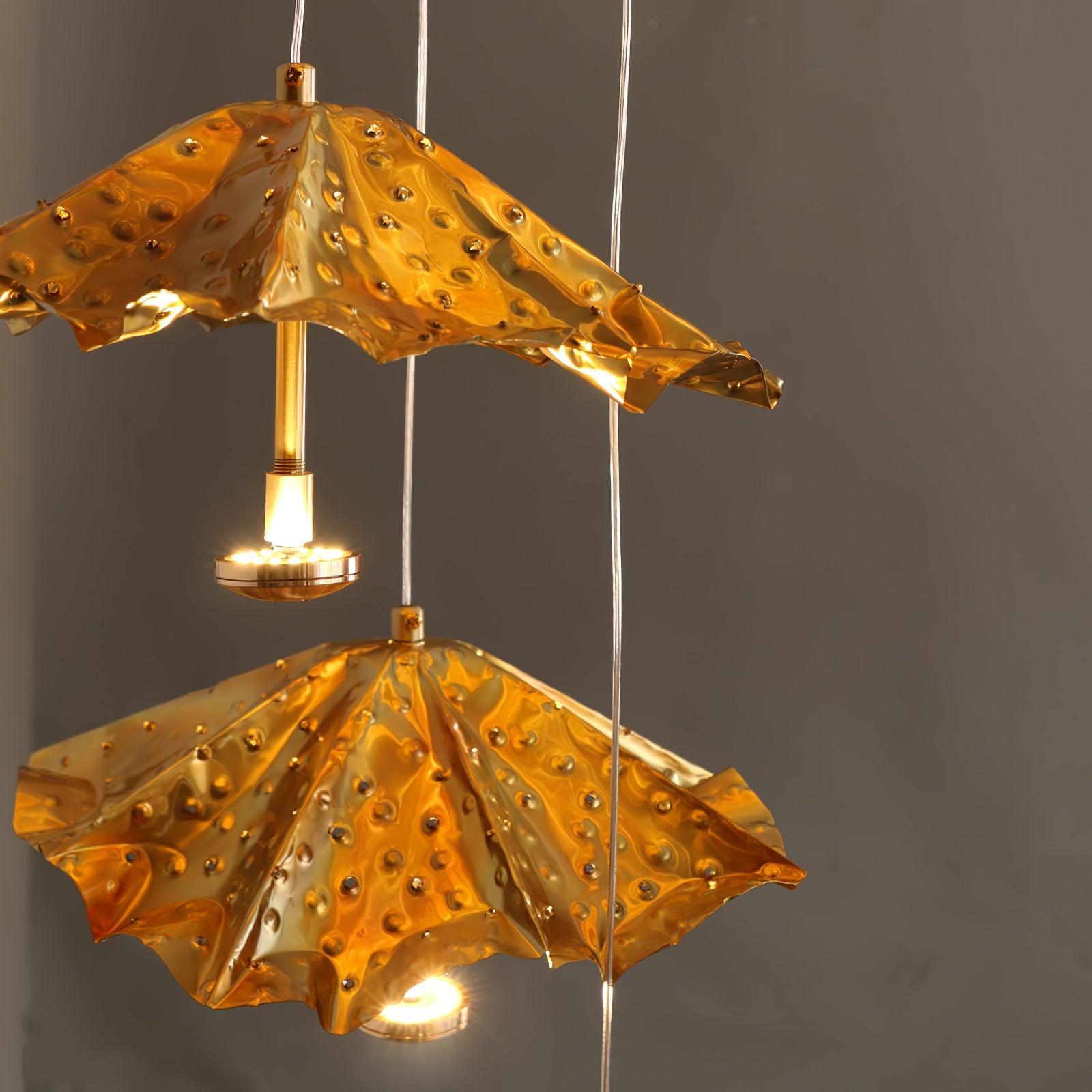 Luxury Suspended Umbrella Chandelier - Loonglight