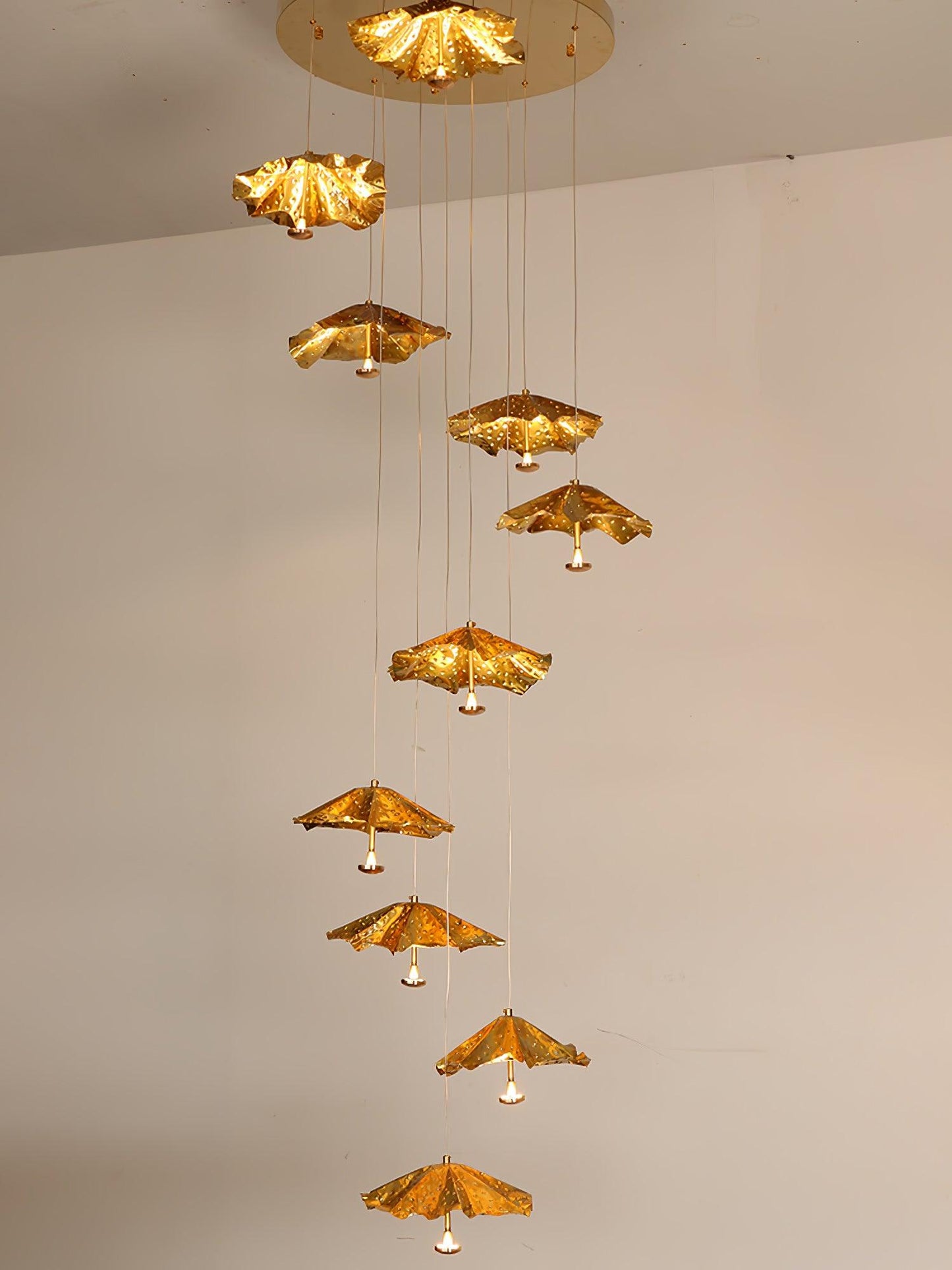 Luxury Suspended Umbrella Chandelier - Loonglight