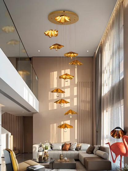 Luxury Suspended Umbrella Chandelier - Loonglight