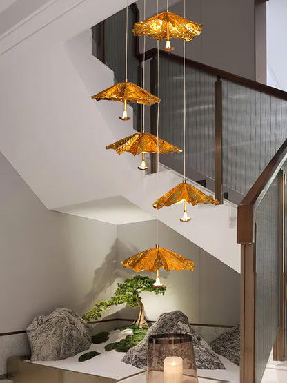 Luxury Suspended Umbrella Chandelier - Loonglight