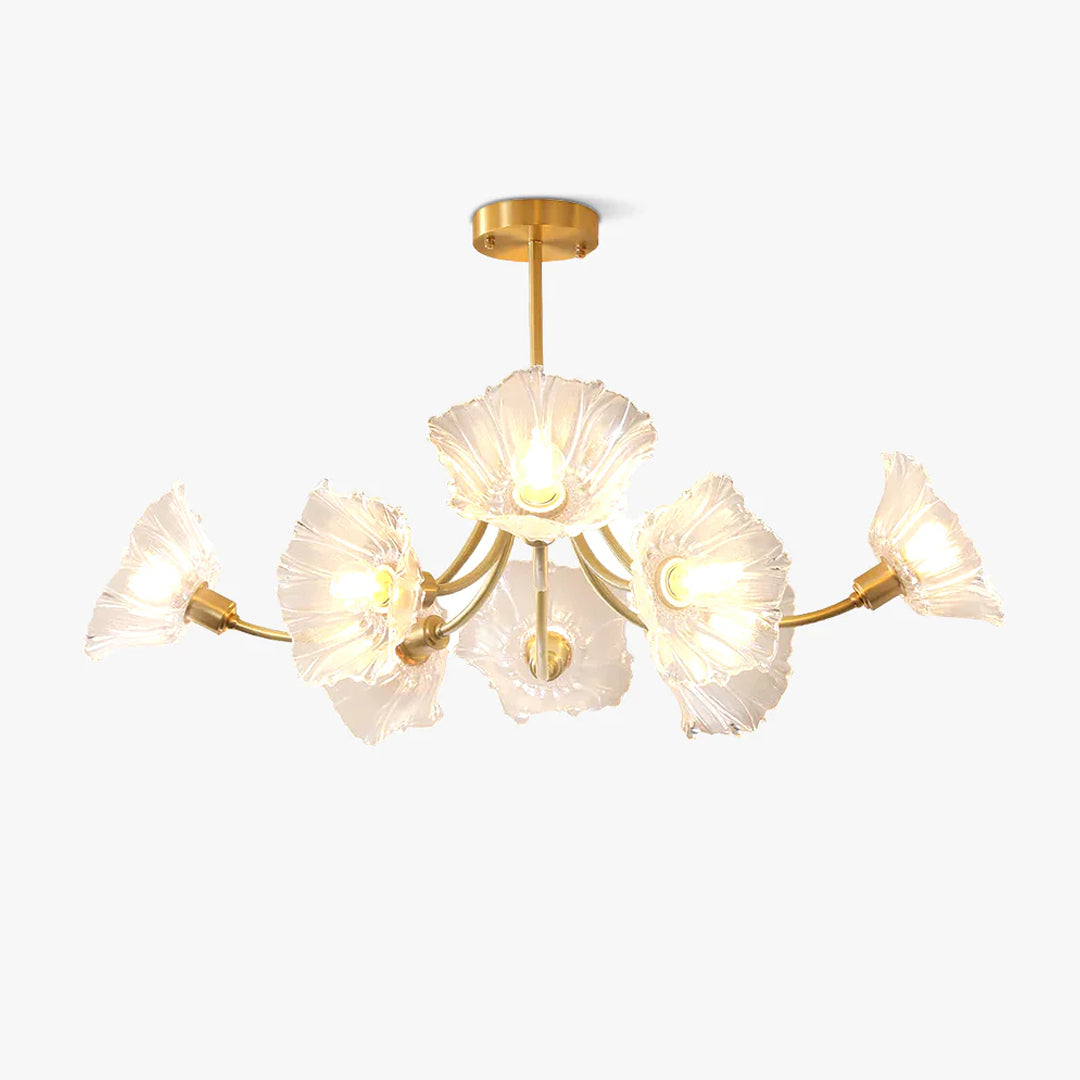 Lotus Leaf Ceiling Chandelier - Loonglight