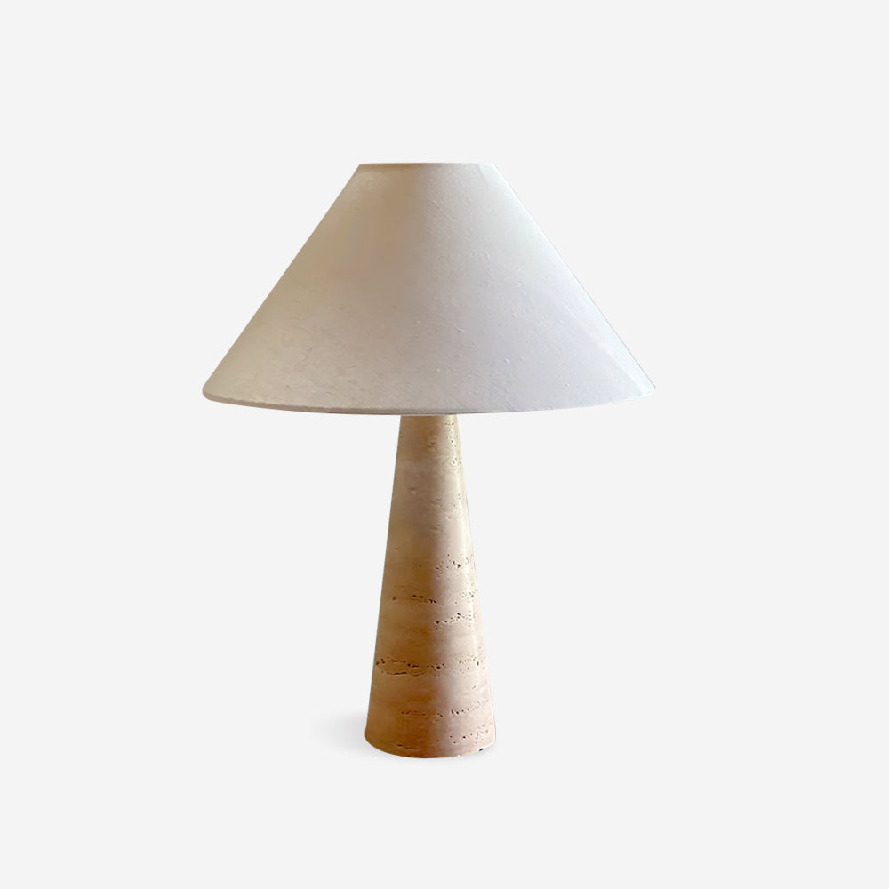 Lulu Travertine Table Lamp - Loonglight