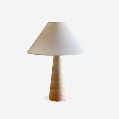 Lulu Travertine Table Lamp - Loonglight