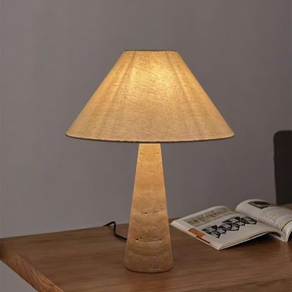 Lulu Travertine Table Lamp - Loonglight