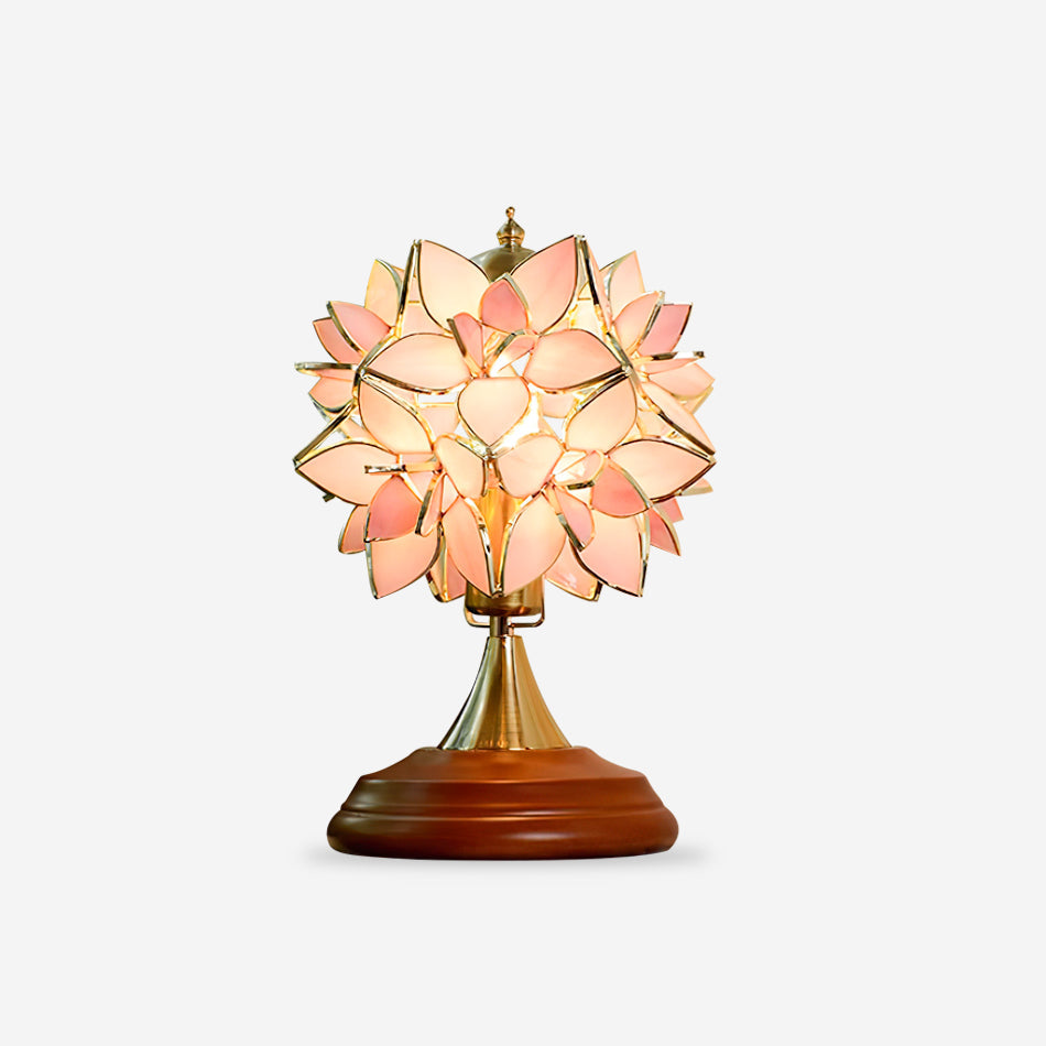 Lumi Tiffany Glass Table Lamp - Loonglight
