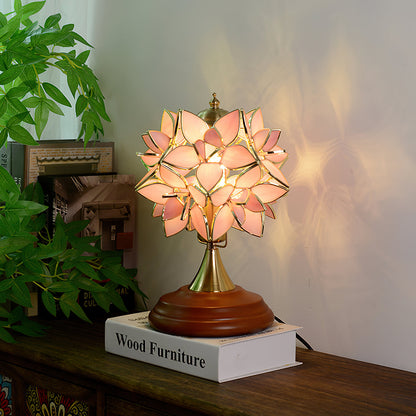 Lumi Tiffany Glass Table Lamp - Loonglight