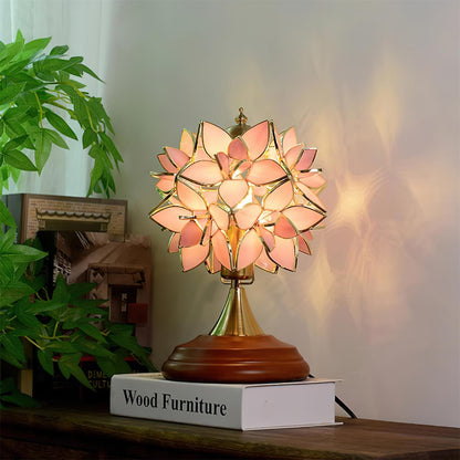 Lumi Tiffany Glass Table Lamp - Loonglight