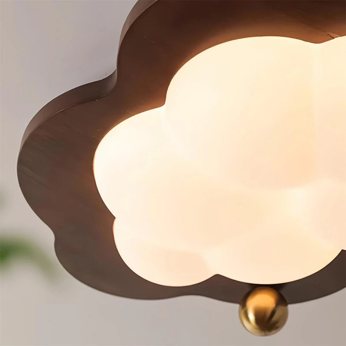 Lumi Walnut Ceiling Light - Loonglight