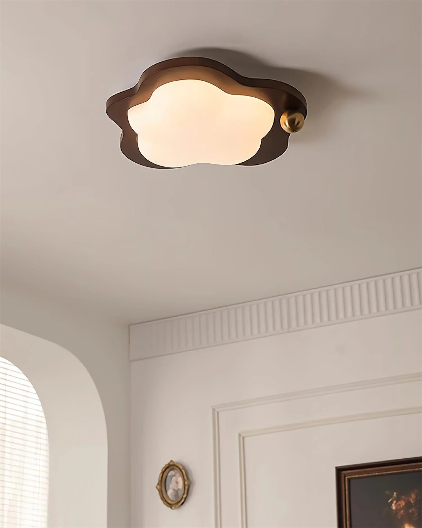 Lumi Walnut Ceiling Light - Loonglight