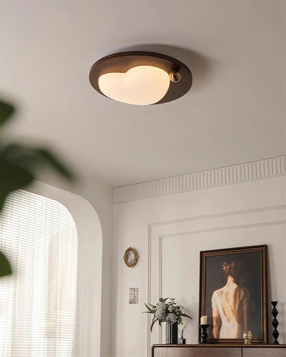 Lumi Walnut Ceiling Light - Loonglight