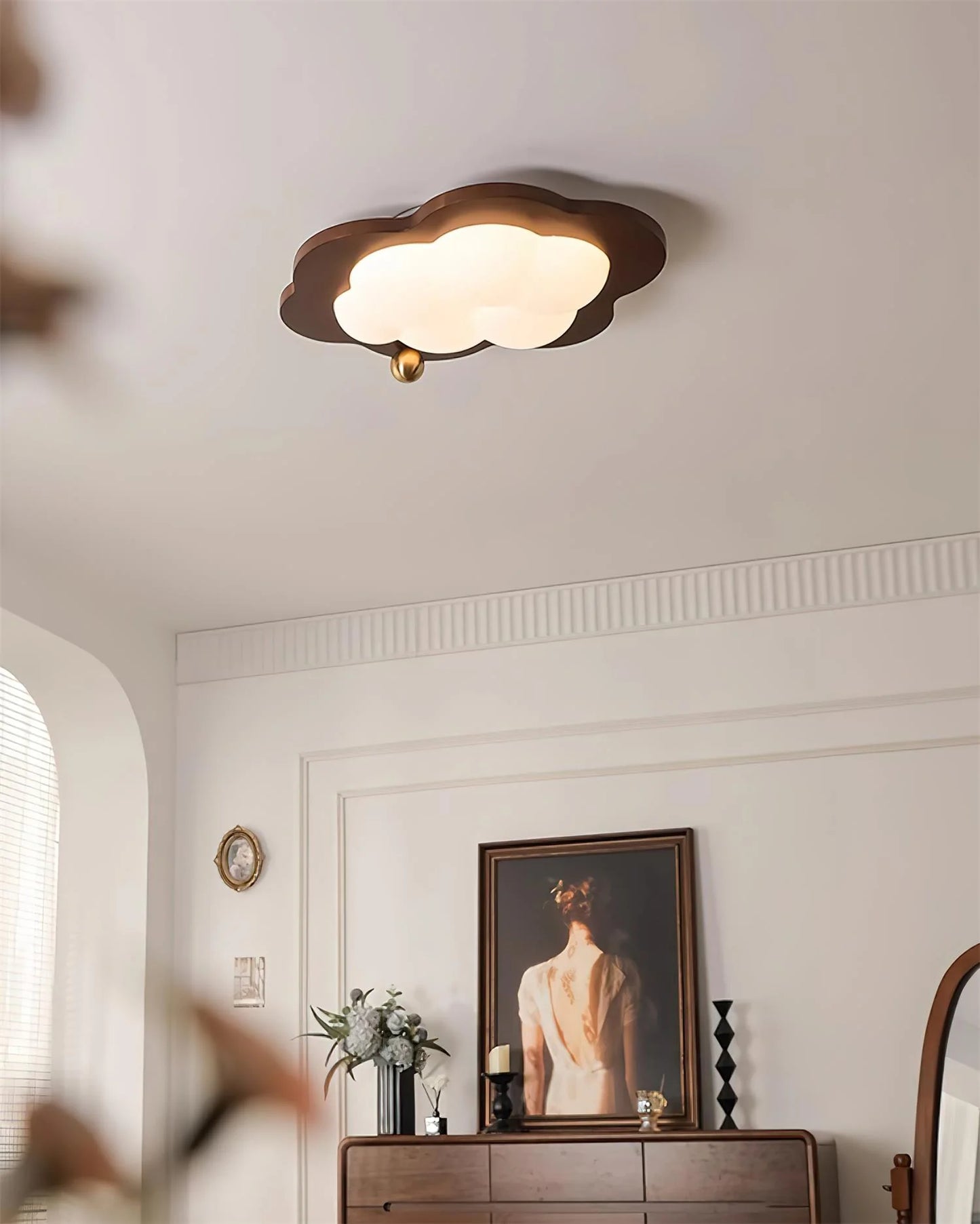 Lumi Walnut Ceiling Light - Loonglight