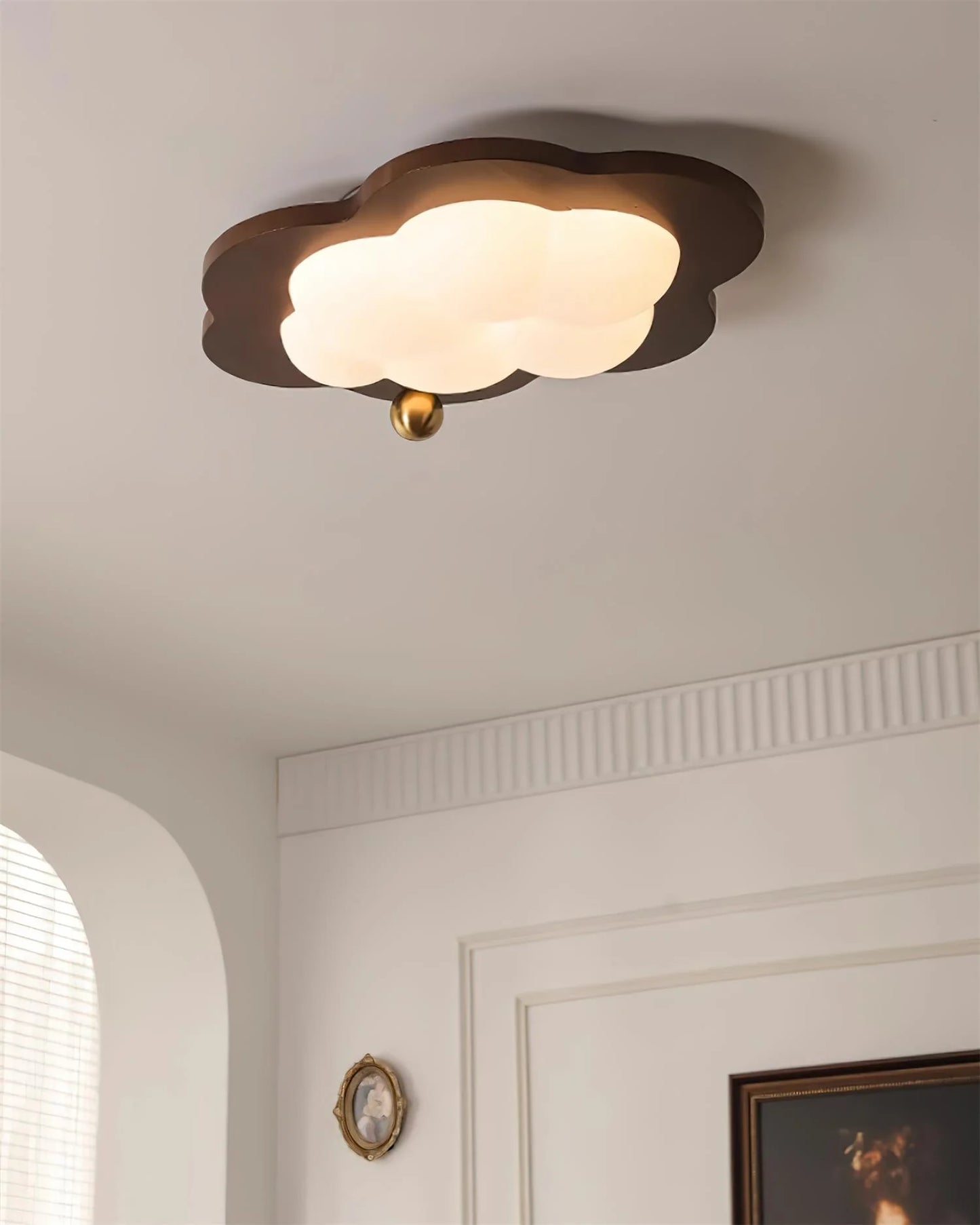 Lumi Walnut Ceiling Light - Loonglight