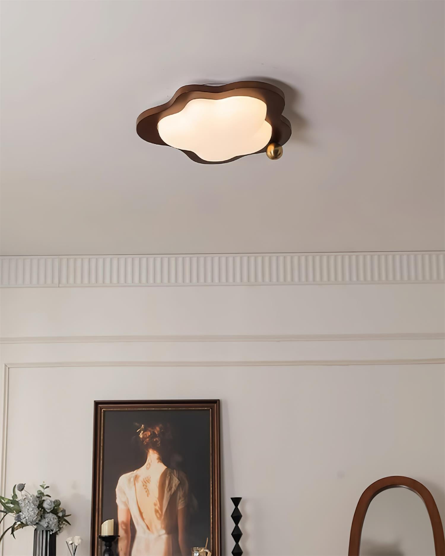 Lumi Walnut Ceiling Light - Loonglight