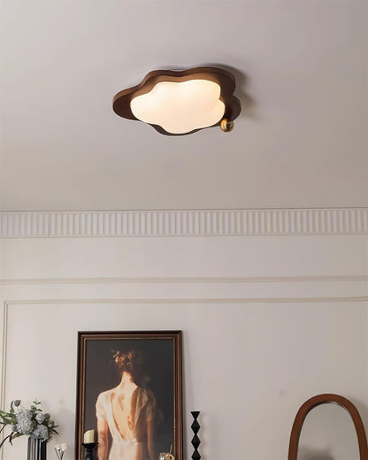 Lumi Walnut Ceiling Light - Loonglight