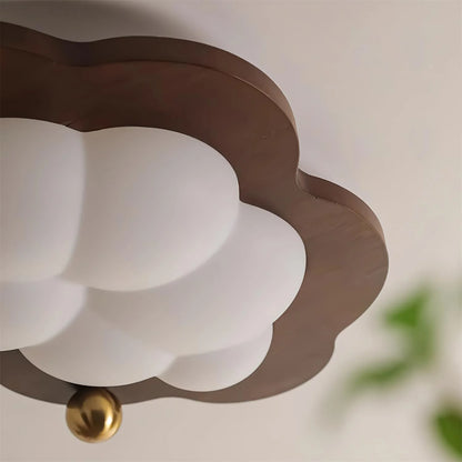 Lumi Walnut Ceiling Light - Loonglight