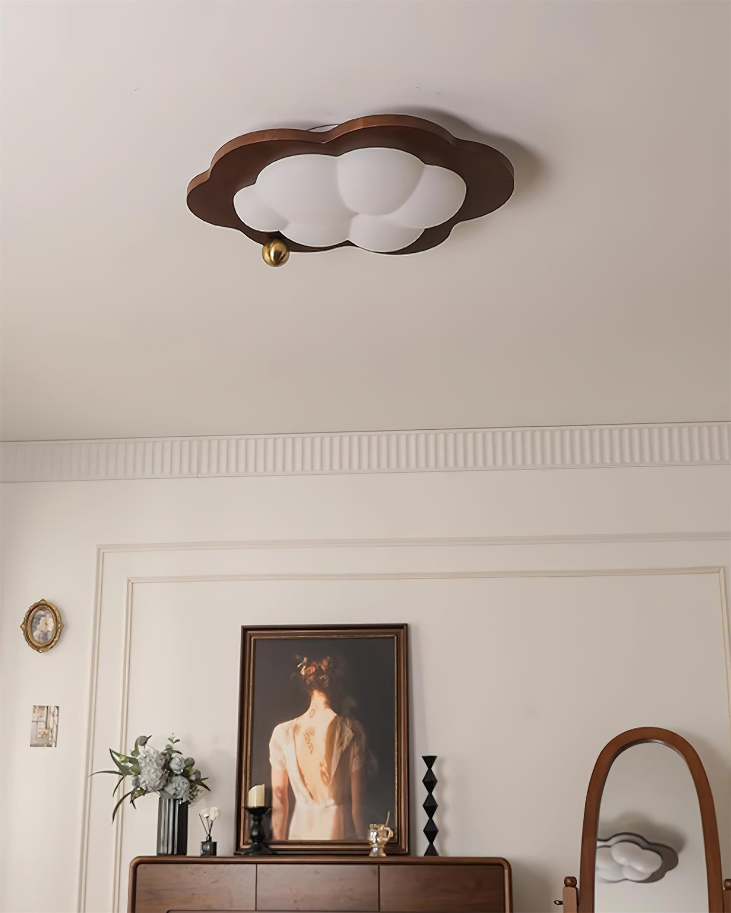 Lumi Walnut Ceiling Light - Loonglight