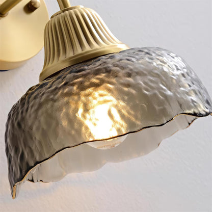 Vintage Luxe Glass Wall Lamp