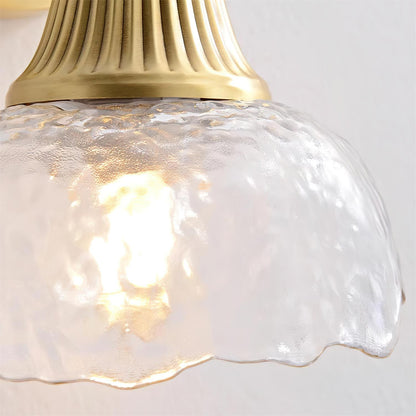 Vintage Luxe Glass Wall Lamp