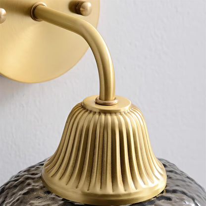 Vintage Luxe Glass Wall Lamp