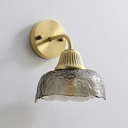 Vintage Luxe Glass Wall Lamp