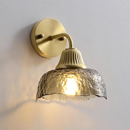 Vintage Luxe Glass Wall Lamp