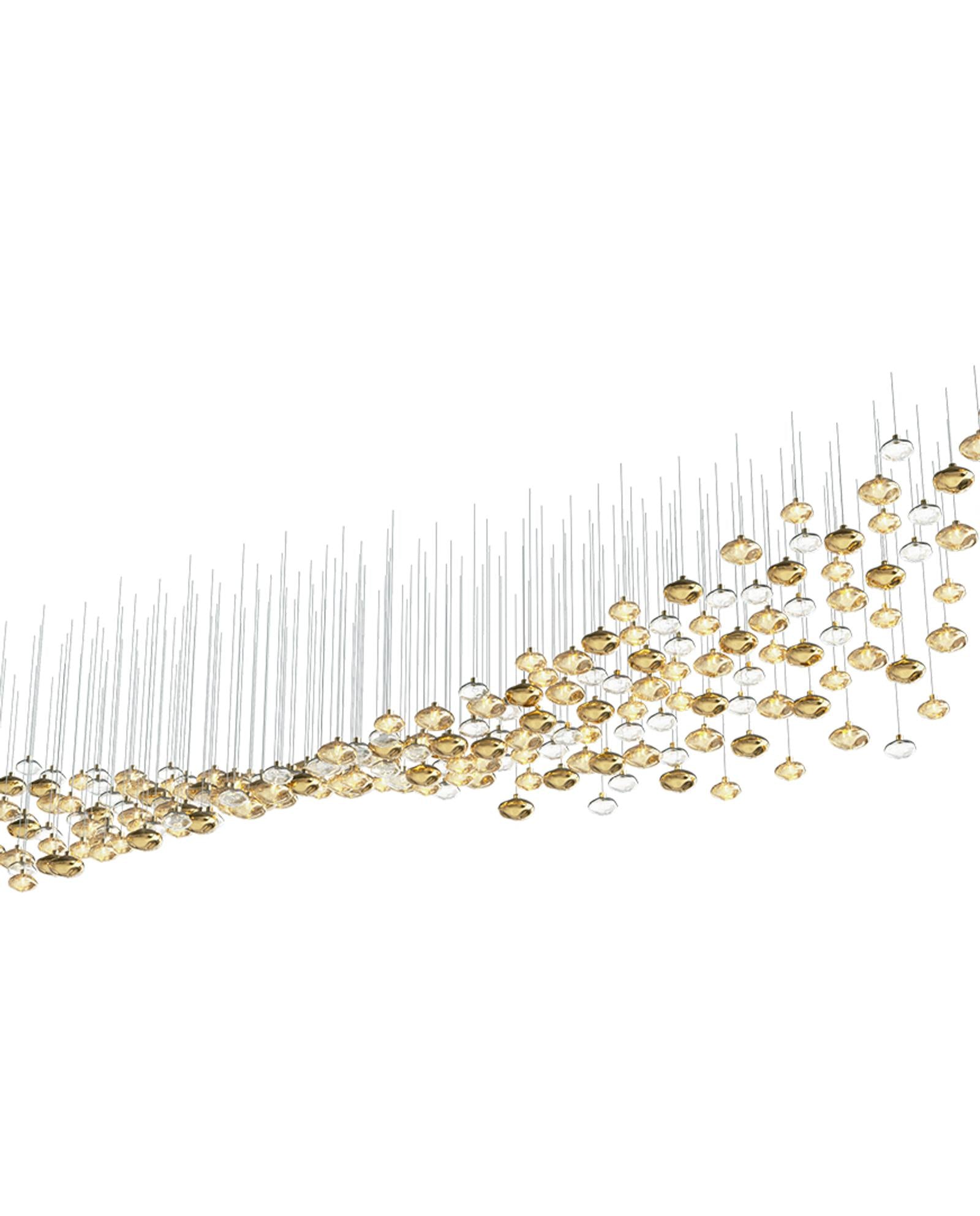 Artistic Gemstone Glass Chandelier - Loonglight