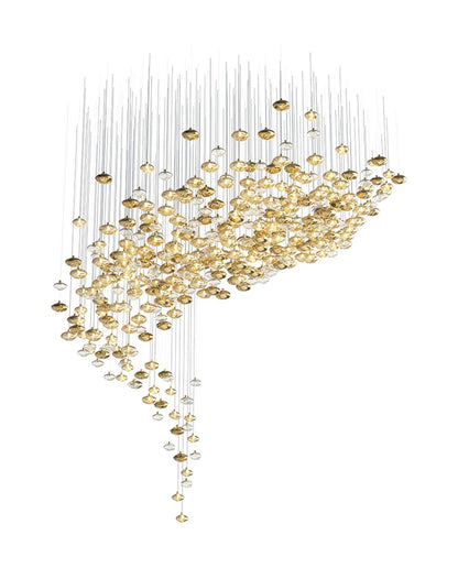 Artistic Gemstone Glass Chandelier - Loonglight