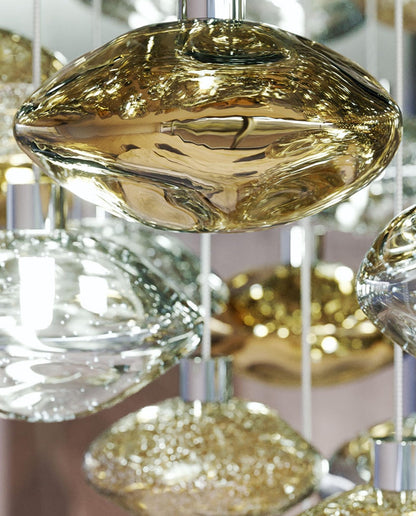 Artistic Gemstone Glass Chandelier - Loonglight