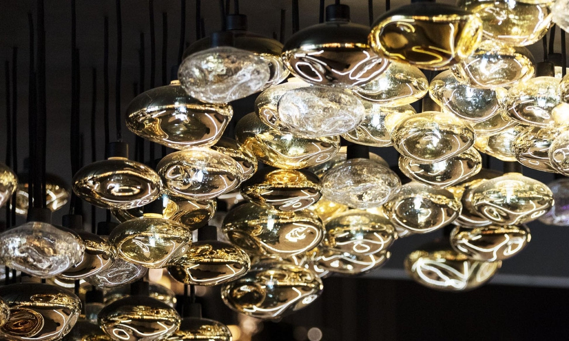 Artistic Gemstone Glass Chandelier - Loonglight