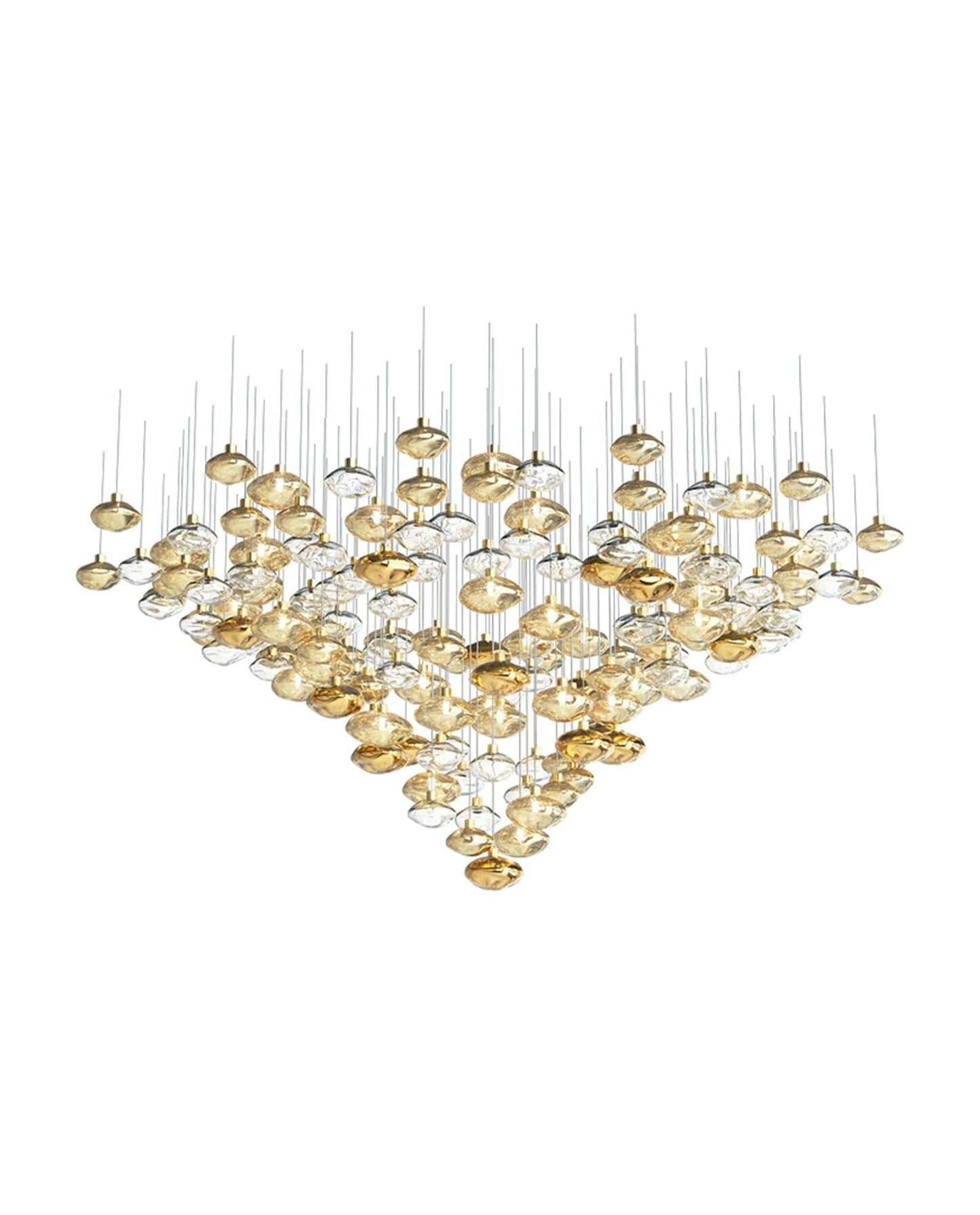 Artistic Gemstone Glass Chandelier - Loonglight