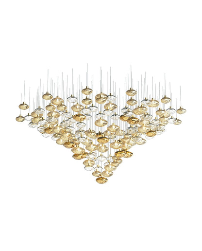 Artistic Gemstone Glass Chandelier - Loonglight
