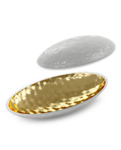 Bowl Glass Leaf Chandelier - Loonglight