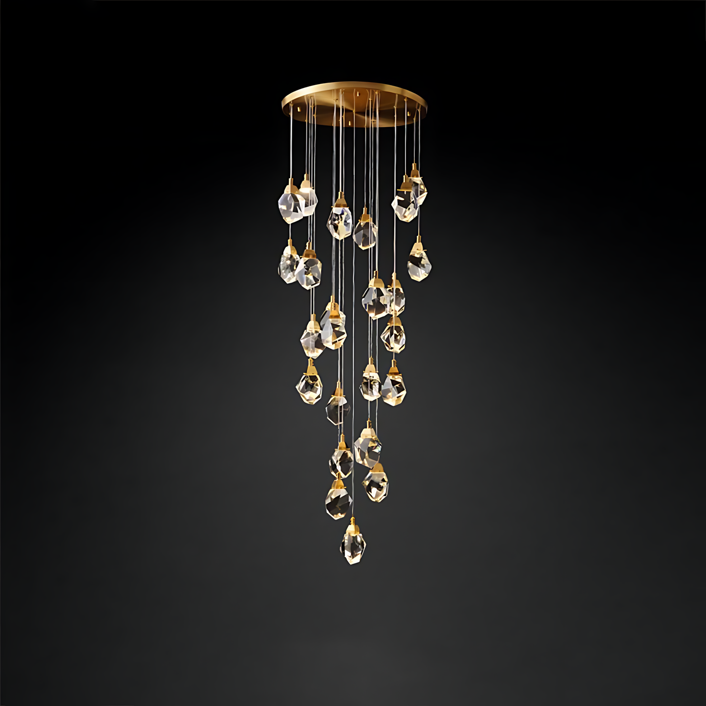 Luxury Prism Crystal Pendant Light Loonglight 1