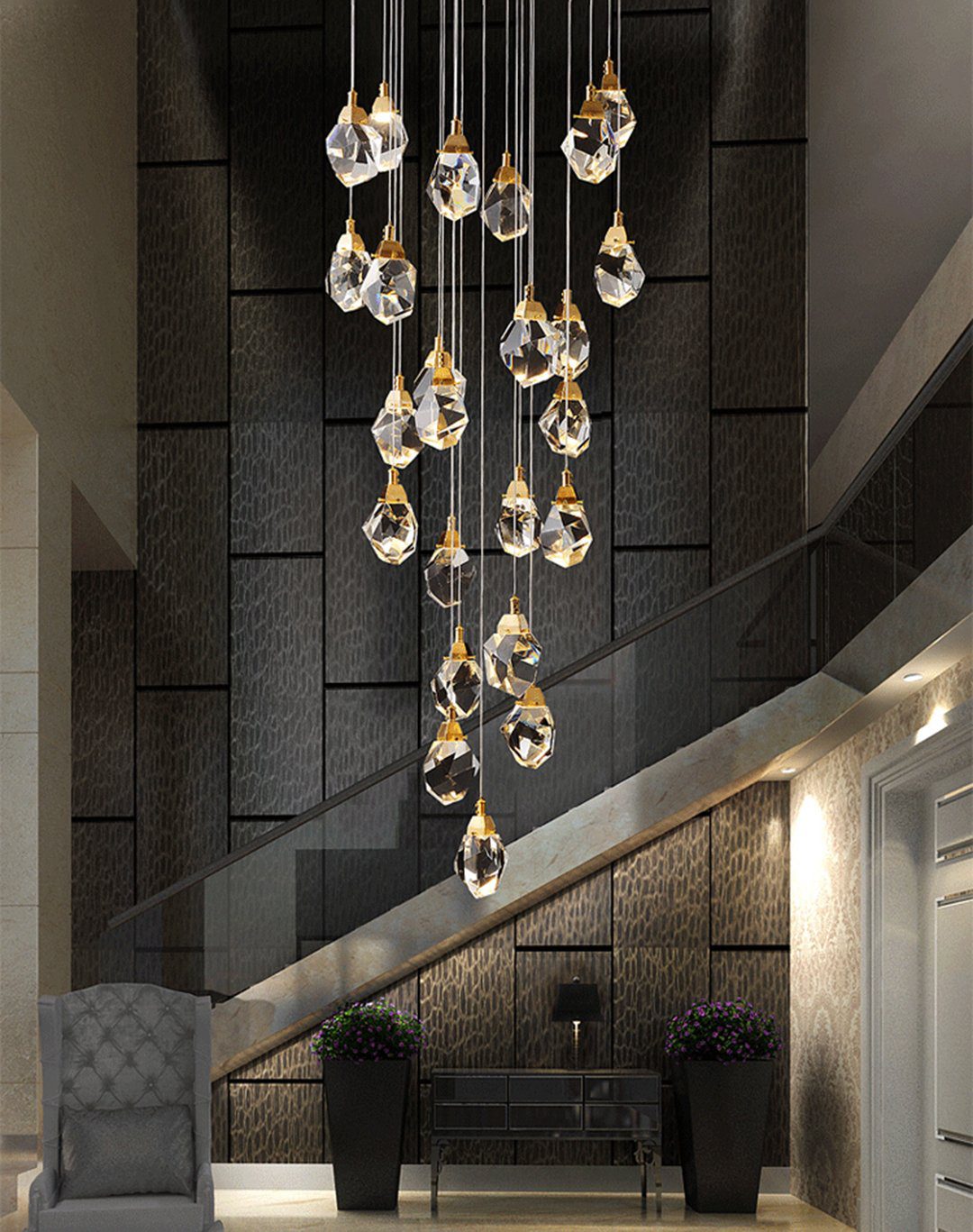 Luxury Prism Crystal Pendant Light Loonglight 26