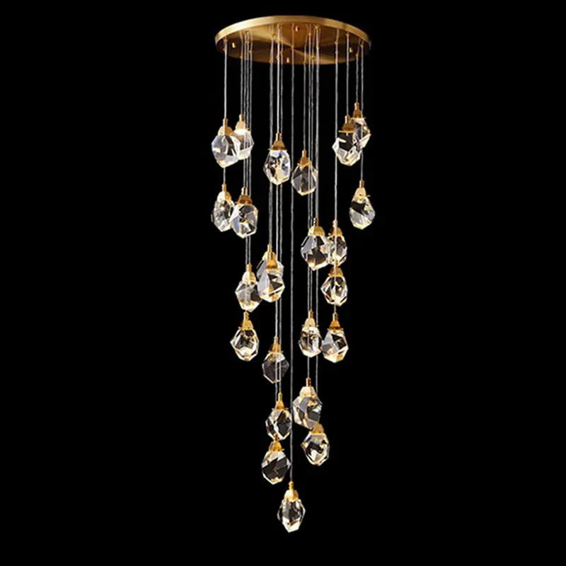 Luxury Prism Crystal Pendant Light Loonglight 27