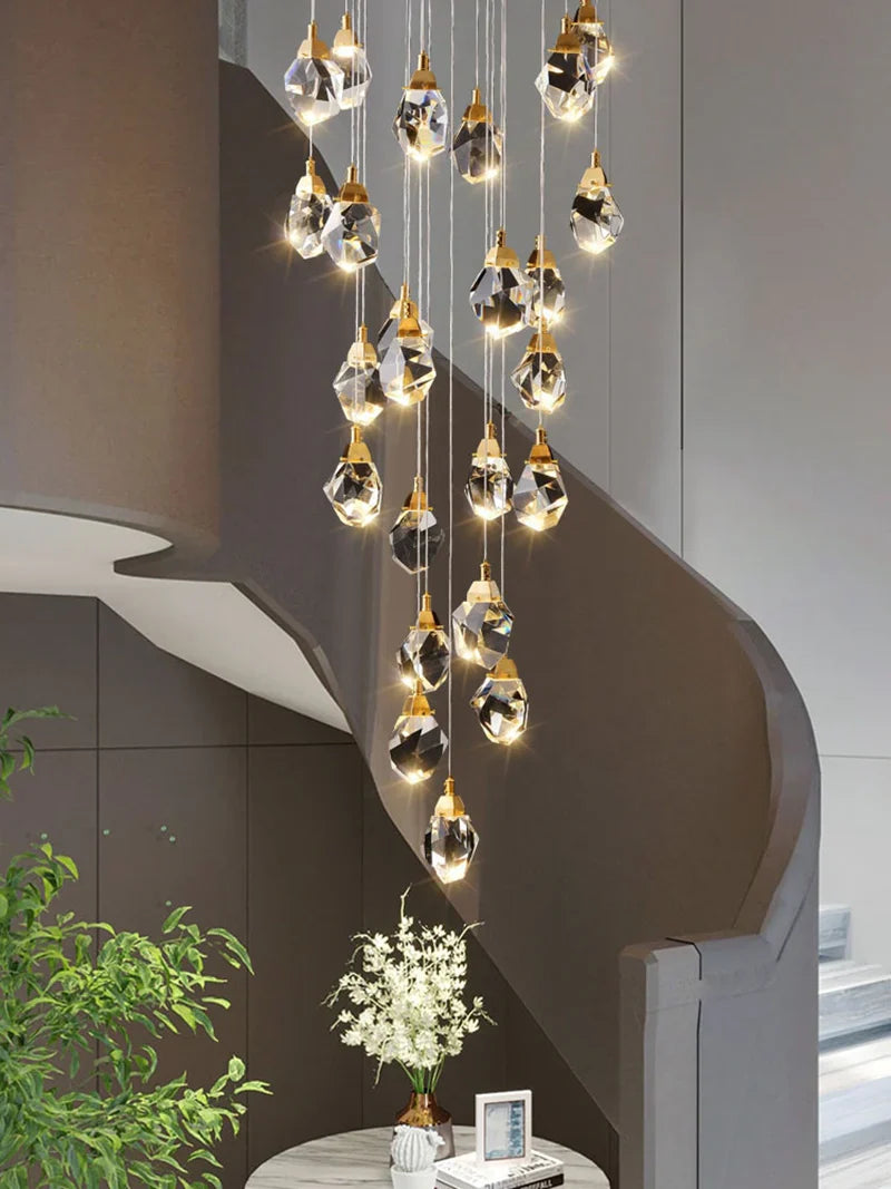 Luxury Prism Crystal Pendant Light Loonglight 28