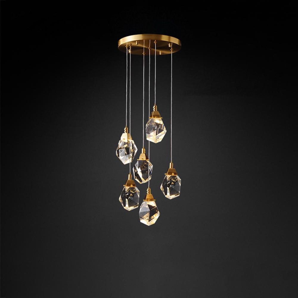 Luxury Prism Crystal Pendant Light Loonglight 3