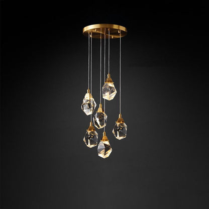 Luxury Prism Crystal Pendant Light Loonglight 3