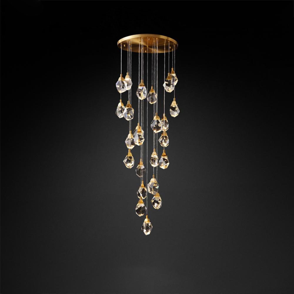 Luxury Prism Crystal Pendant Light Loonglight 7