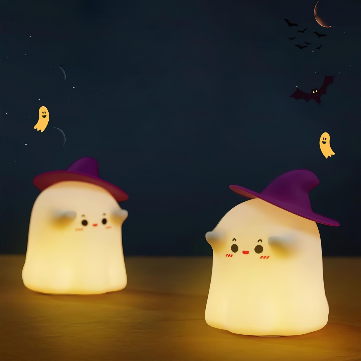 Magic Ghost Small Night Light - Loonglight
