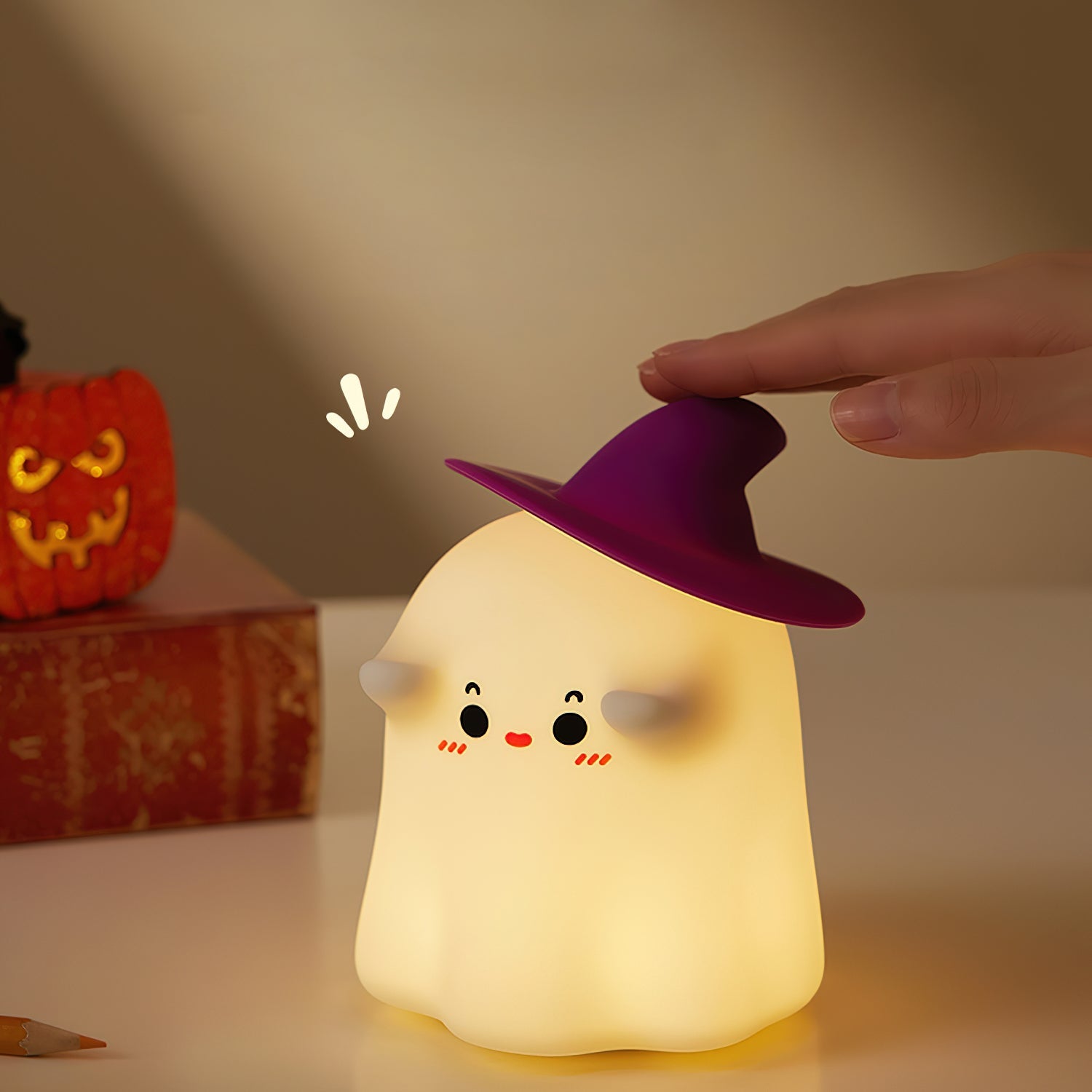 Magic Ghost Small Night Light - Loonglight
