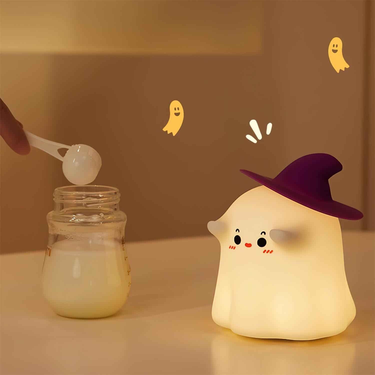 Magic Ghost Small Night Light - Loonglight