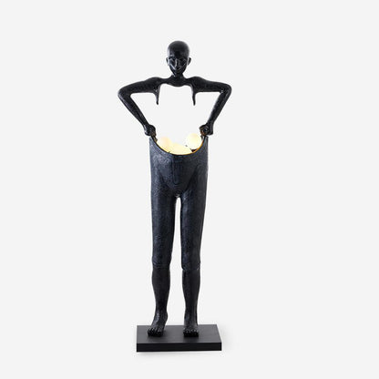Man Carrying Pants Statue Floor Lamp - Loonglight