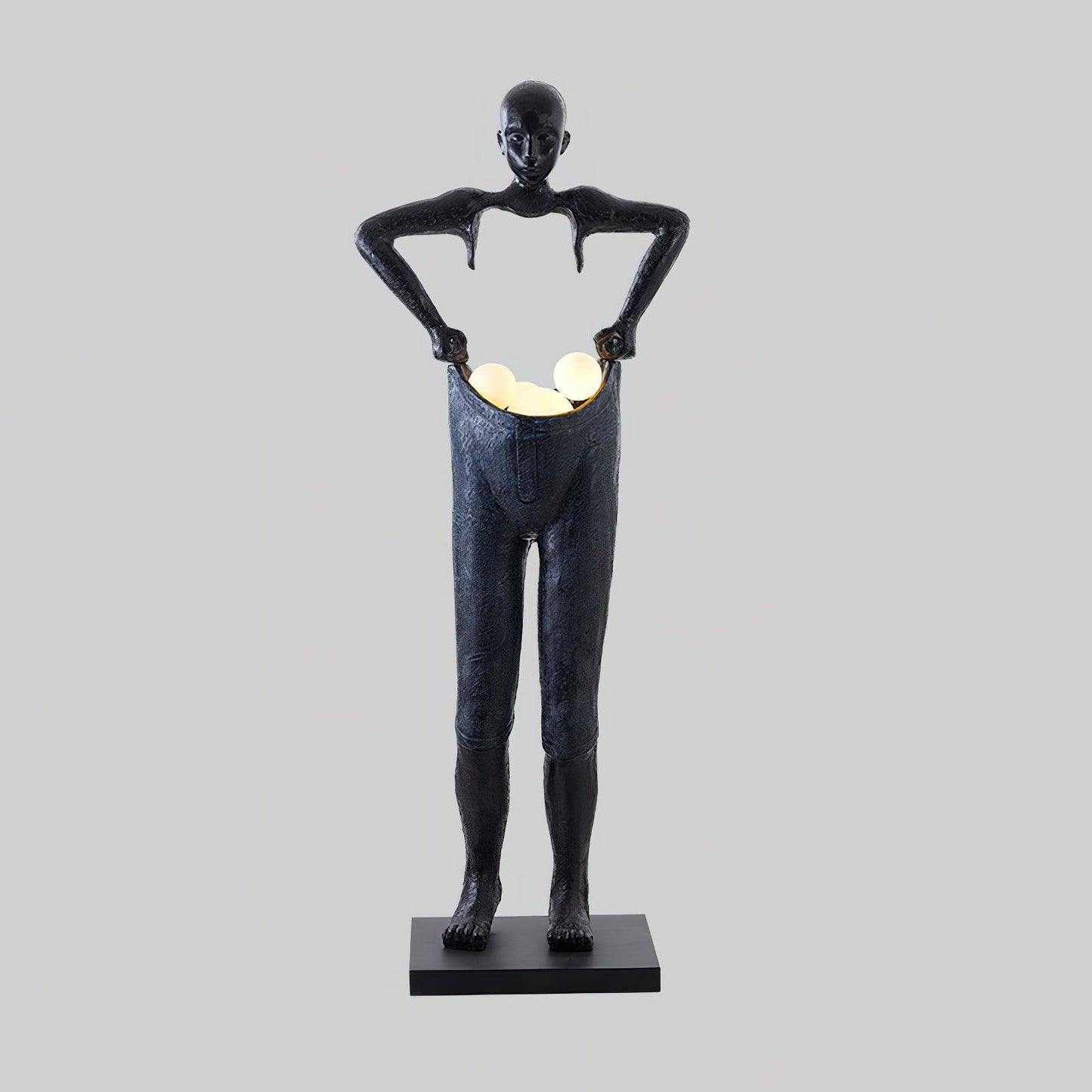 Man Carrying Pants Statue Floor Lamp - Loonglight