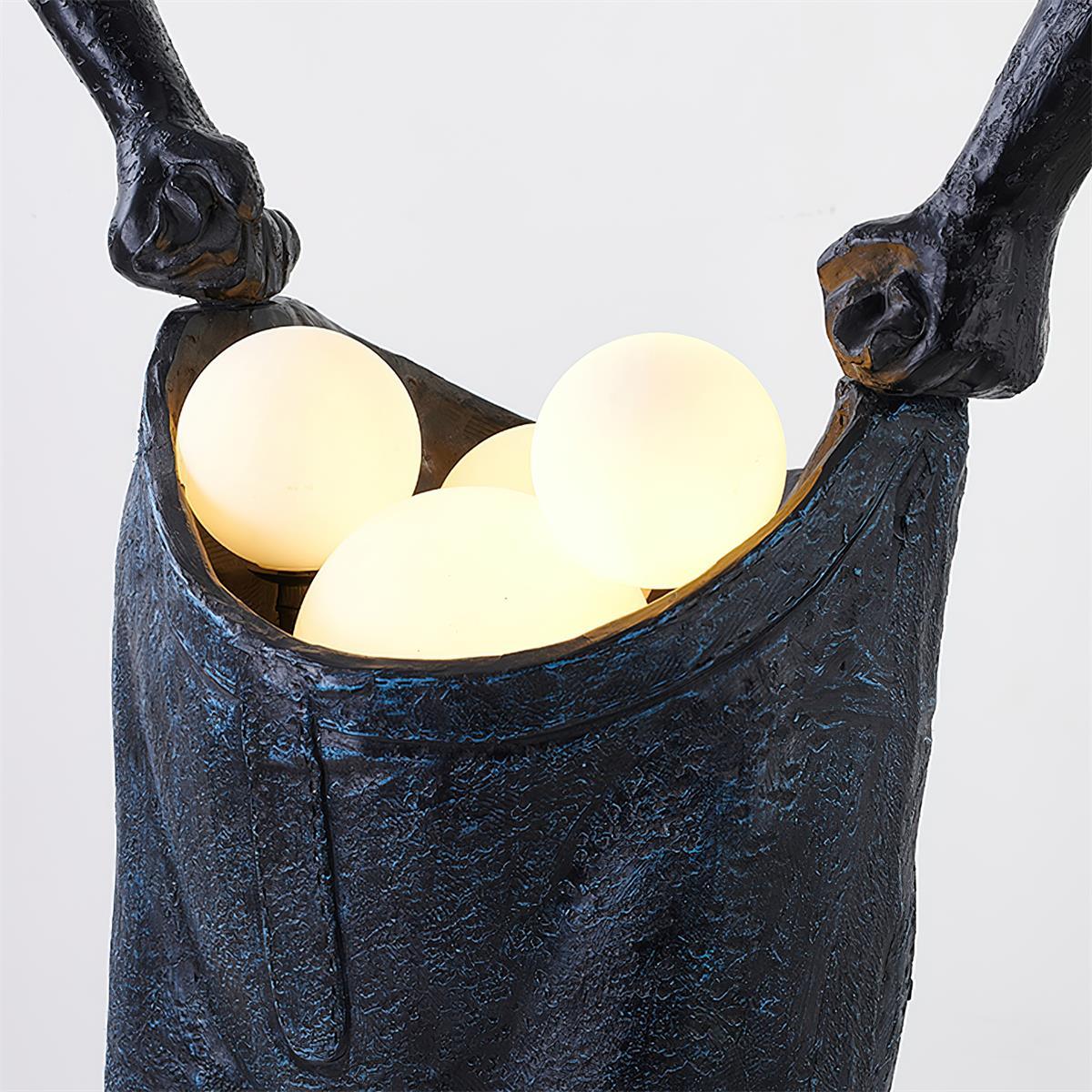 Man Carrying Pants Statue Floor Lamp - Loonglight